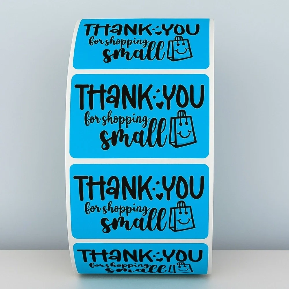 Thank You for Shopping Small Stickers Packaging Labels for Small Business Order
